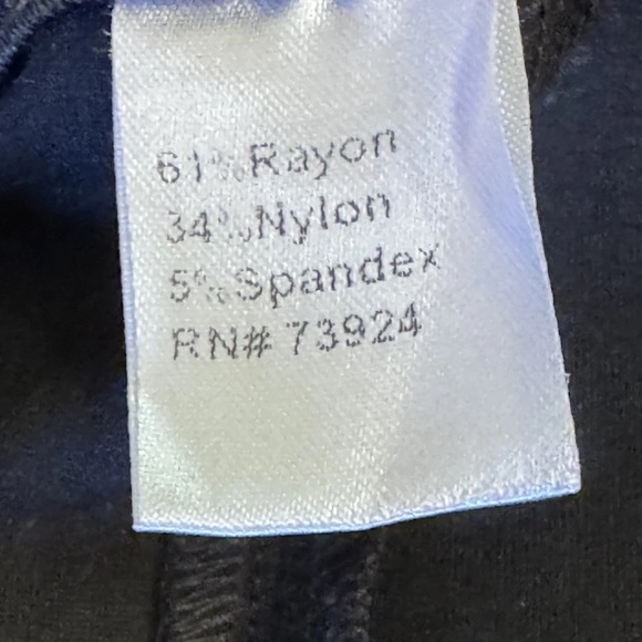 Misook Pants XL Black Pull On Straight Leg Minimalist Workwear Office Capsule - Picture 5 of 6